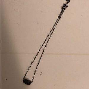 BLACK STONE KENDRA SCOTT NECKLACE